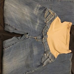 Maternity jeans size large